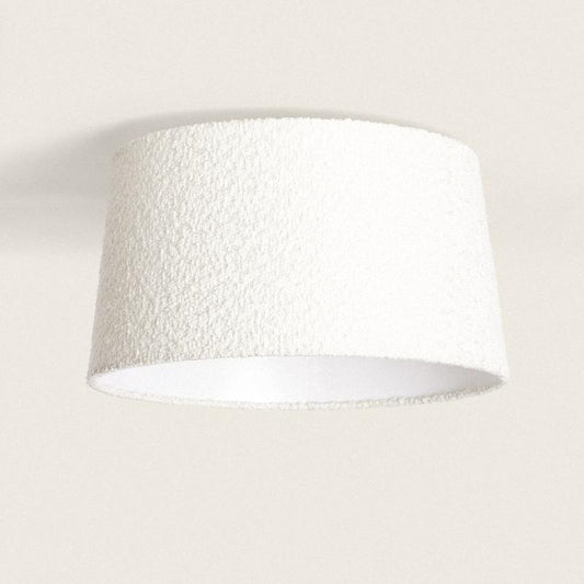 Plafonnier LED Micaela 40W IP20 en Métal et Tissu pour Intérieur