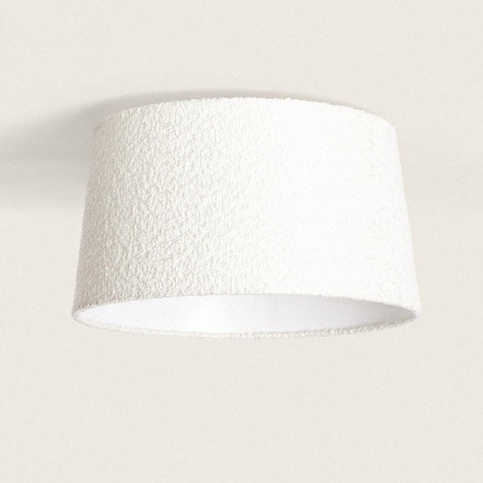 Plafonnier LED Micaela 40W IP20 en Métal et Tissu pour Intérieur