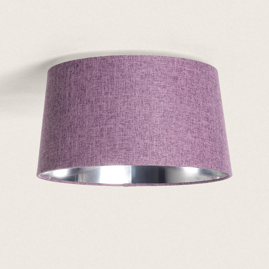 Plafonnier LED Nelinha 40W IP20 en Métal et Tissu pour Intérieur