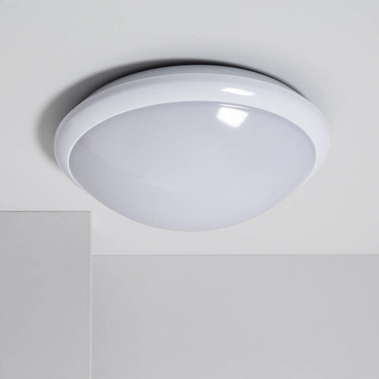 Plafonnier LED Extérieur/Intérieur 60W, IP44, Détecteur Radar, Opale