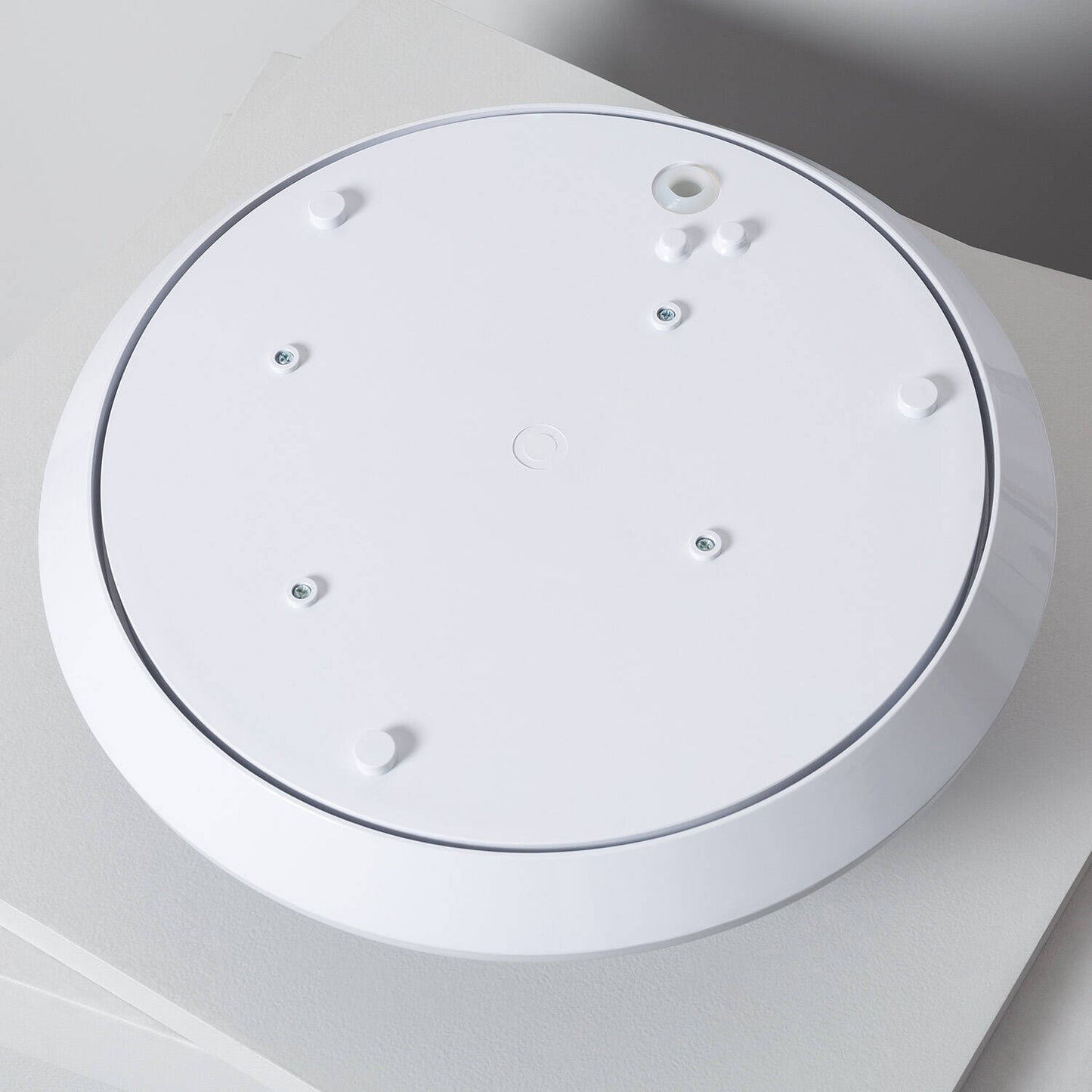 Plafonnier LED Extérieur/Intérieur 60W, IP44, Détecteur Radar, Opale
