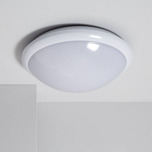 Plafonnier LED Extérieur/Intérieur 60W, IP44, Détecteur Radar, Opale