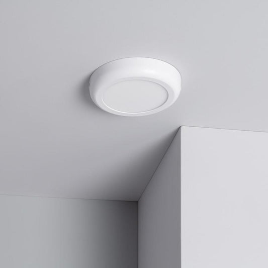 Plafonnier LED Rond 12W Métal Blanc Ø180mm IP20