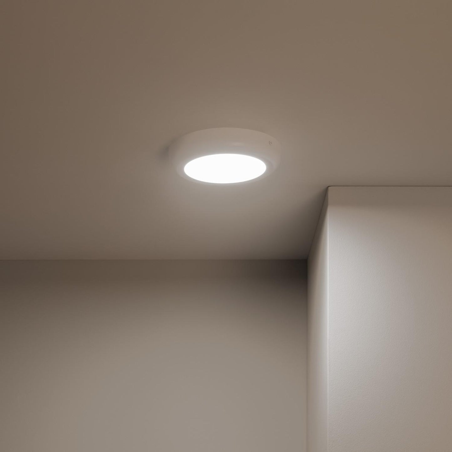 Plafonnier LED Rond 12W Métal Blanc Ø180mm IP20
