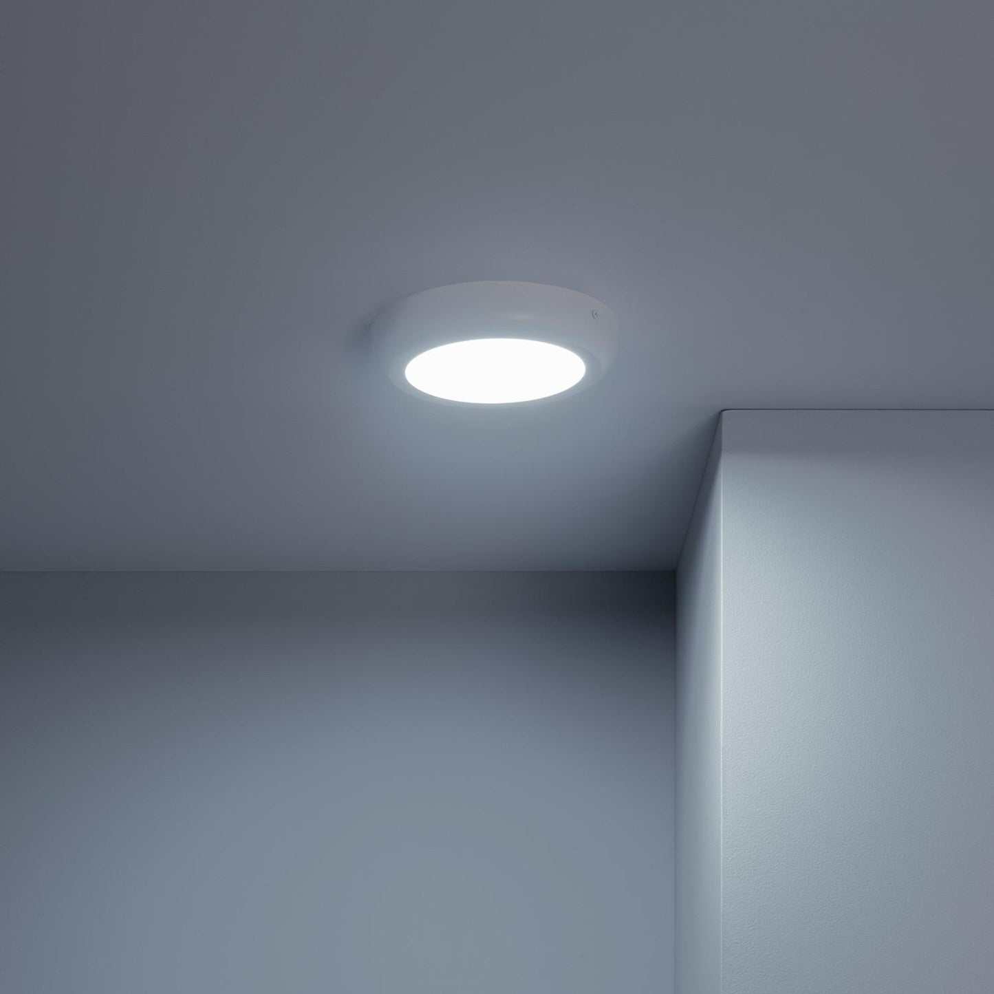 Plafonnier LED Rond 12W Métal Blanc Ø180mm IP20