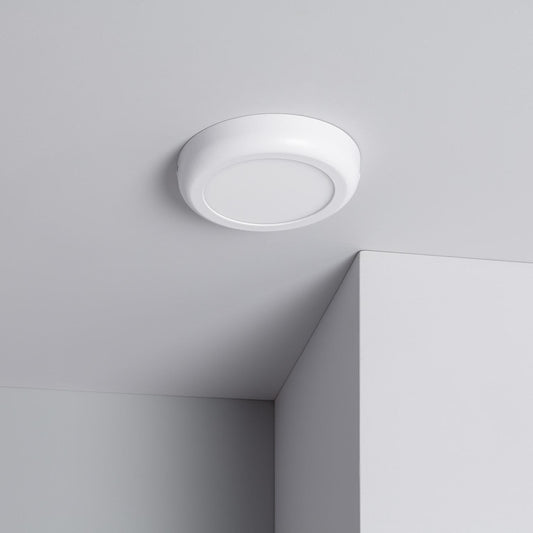 Plafonnier LED Rond 12W Métal Blanc Ø180mm IP20