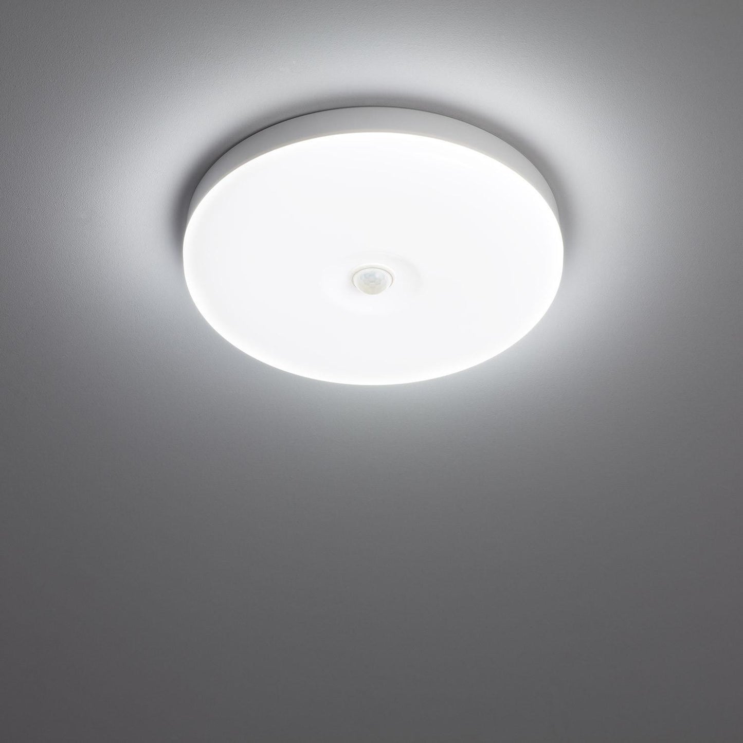 Plafonnier LED 12W Ø216 mm IP20 avec Détecteur PIR