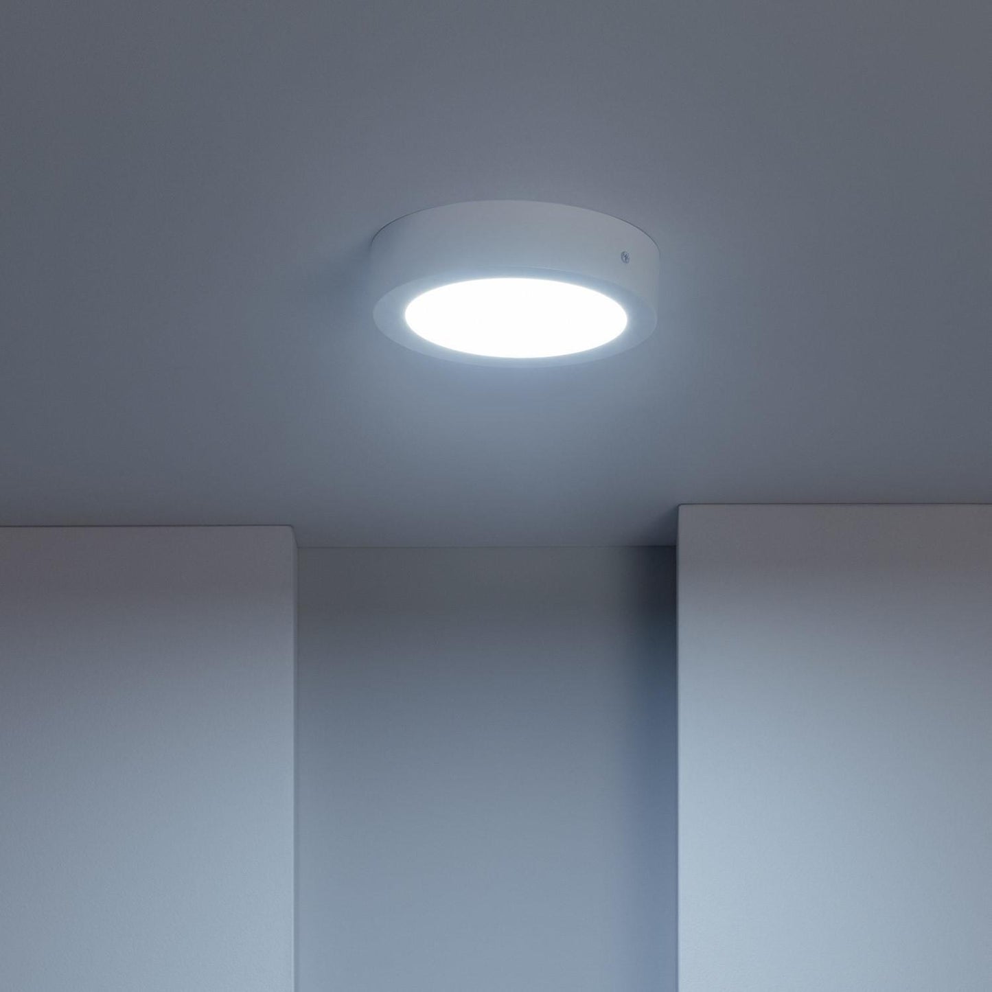 Plafonnier LED Rond 12W Dimmable, Ø 170mm, IP20, Installation en Saillie