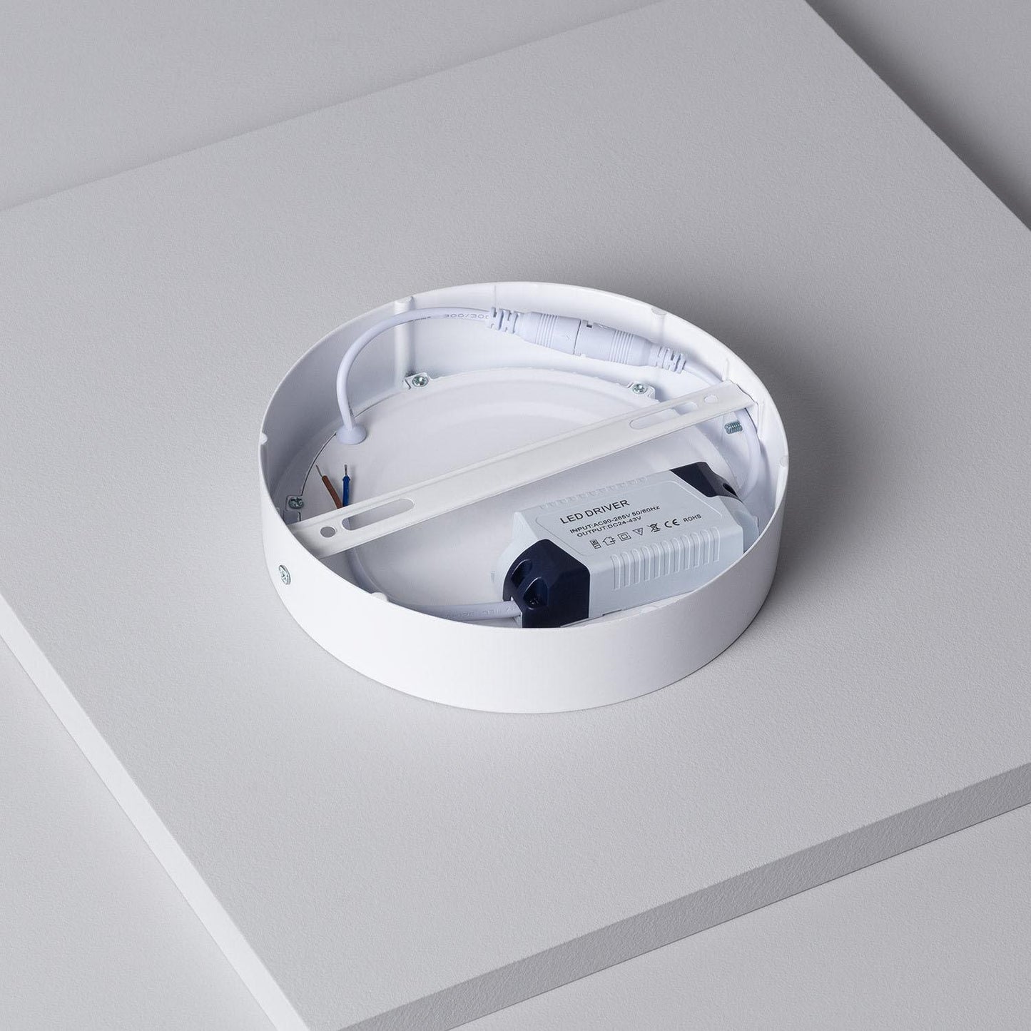 Plafonnier LED Rond 12W Dimmable, Ø 170mm, IP20, Installation en Saillie