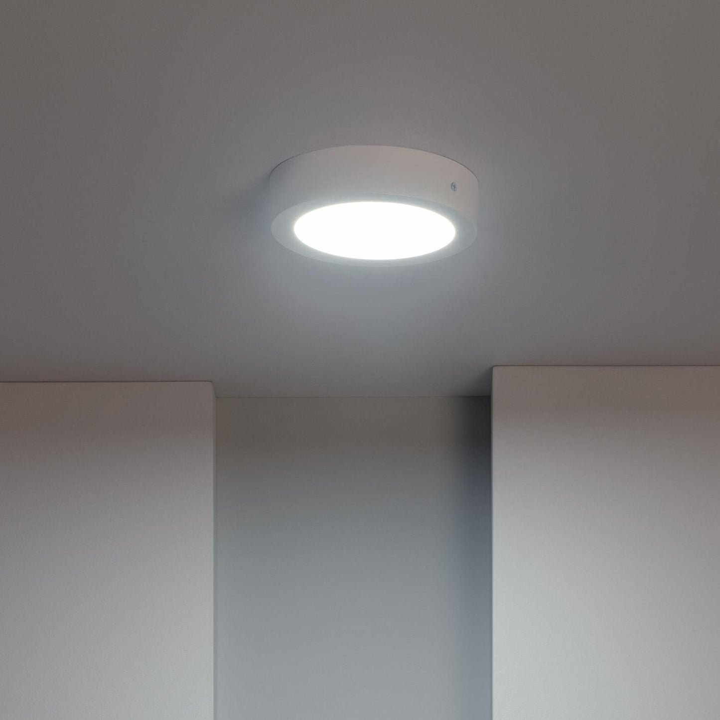 Plafonnier LED Rond 12W Dimmable, Ø 170mm, IP20, Installation en Saillie