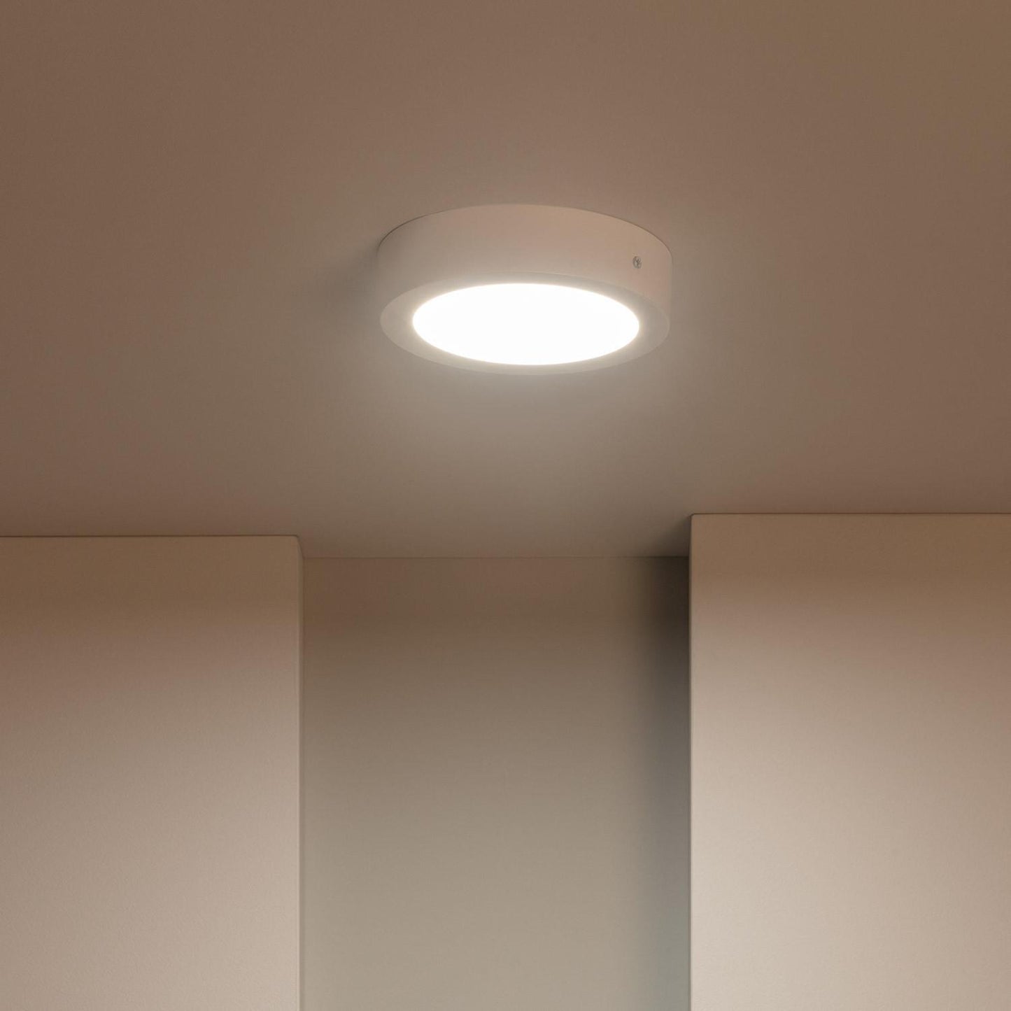 Plafonnier LED Rond 12W Dimmable, Ø 170mm, IP20, Installation en Saillie