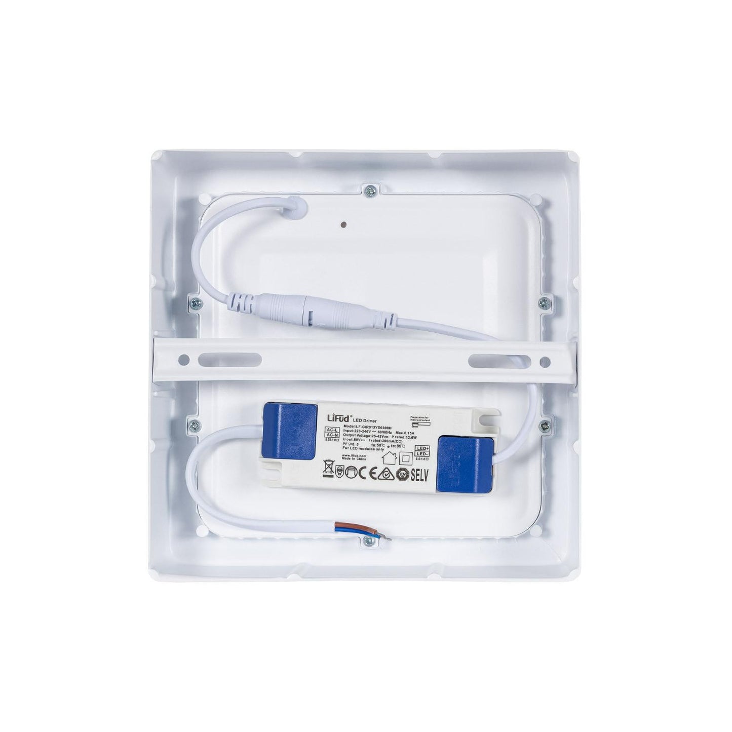 Plafonnier LED Carré 12W 170x170 mm IP20 Non Dimmable