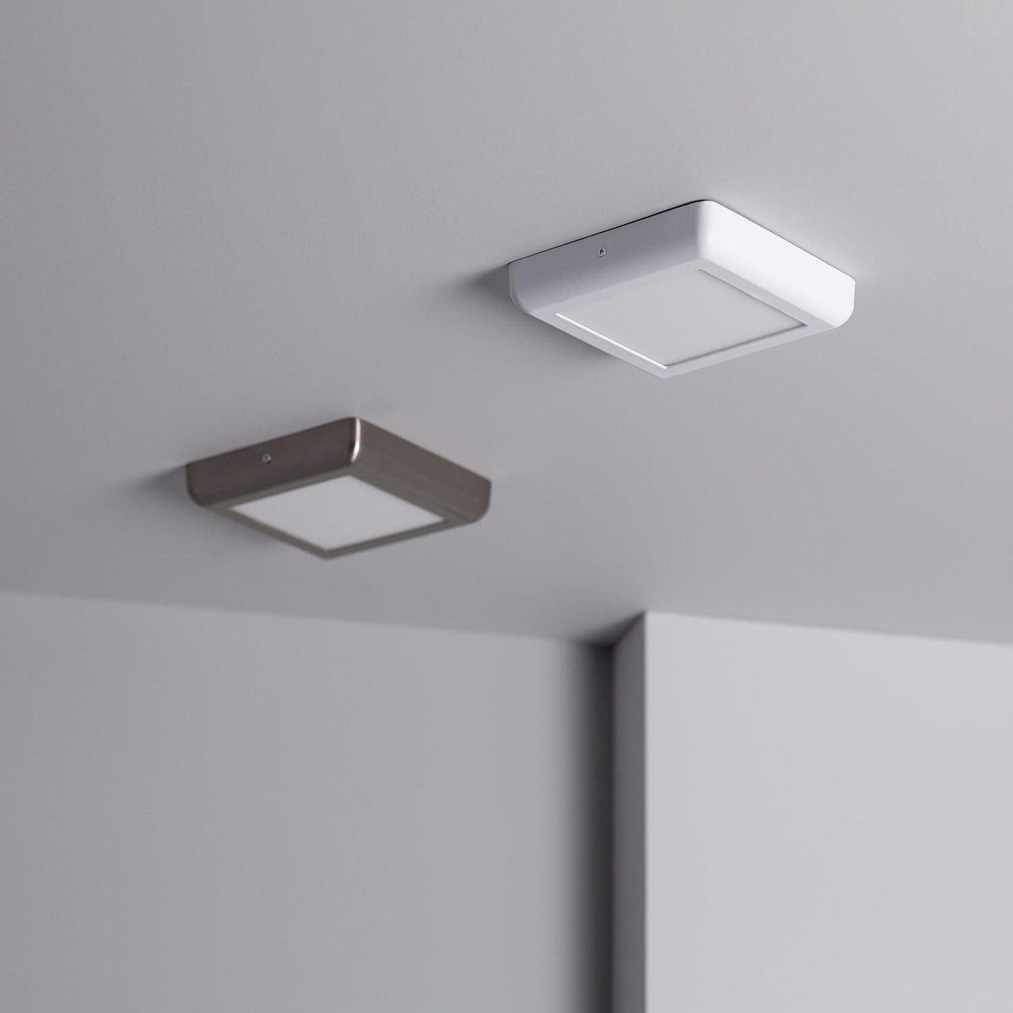 Plafonnier LED Carré 12W 178mm IP20 Non-Dimmable