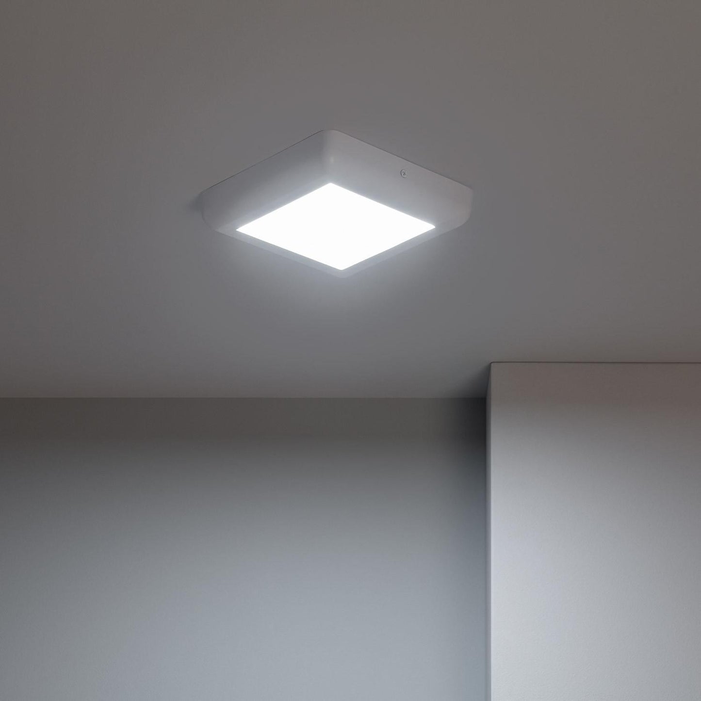 Plafonnier LED Carré 12W 178mm IP20 Non-Dimmable