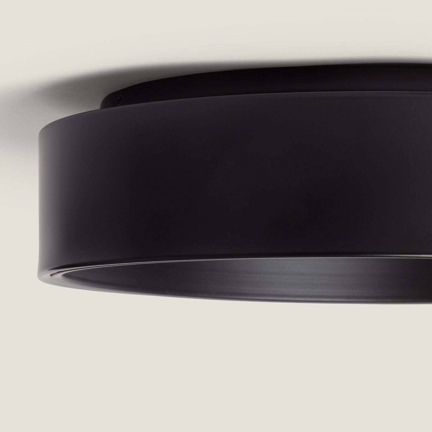 Plafonnier LED Rond 15W Noir Ø350 mm IP20 Non Dimmable