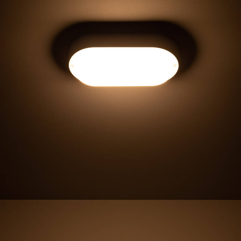 Plafonnier LED Ovale 15W IP65 85x173 mm pour Extérieur