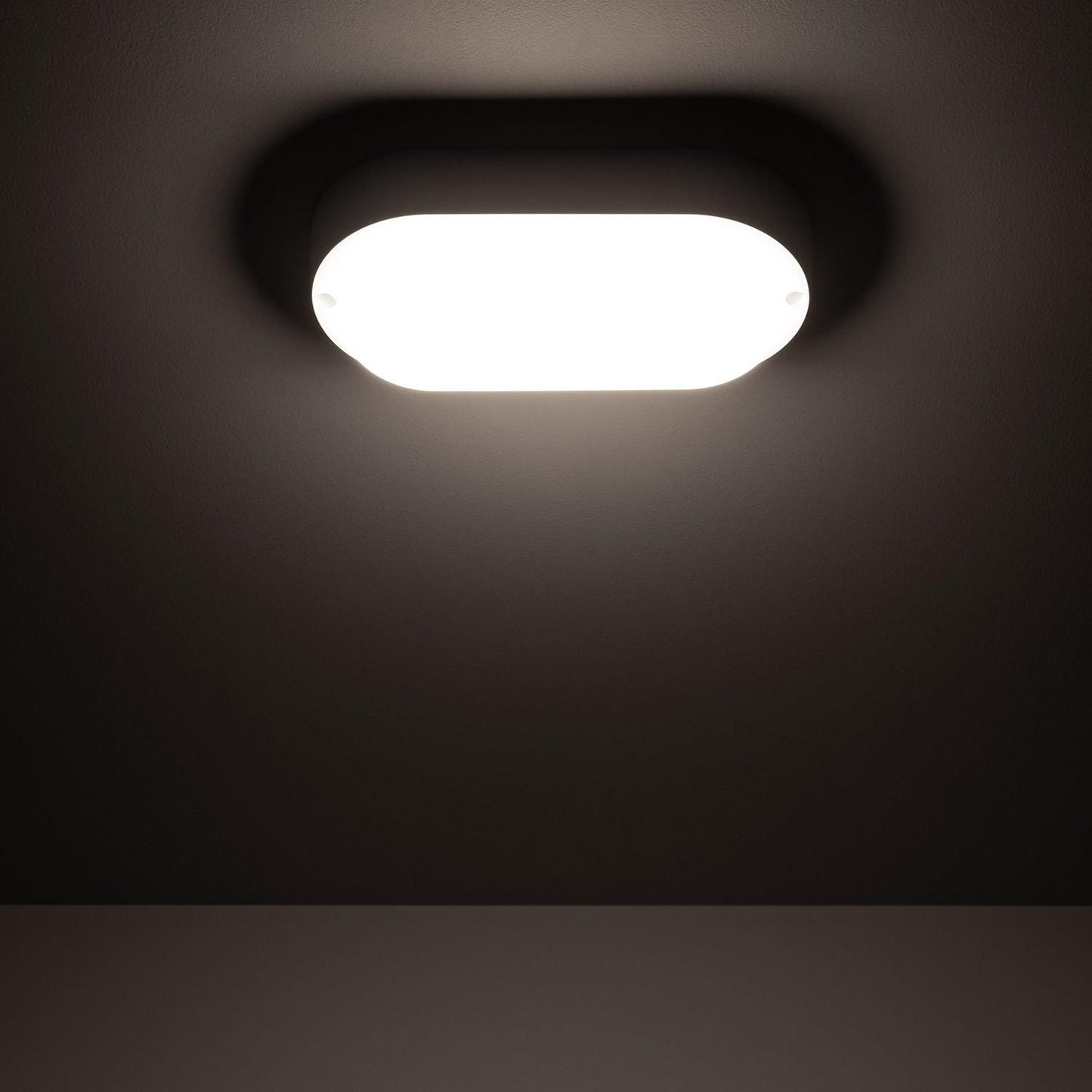 Plafonnier LED Ovale 15W IP65 85x173 mm pour Extérieur
