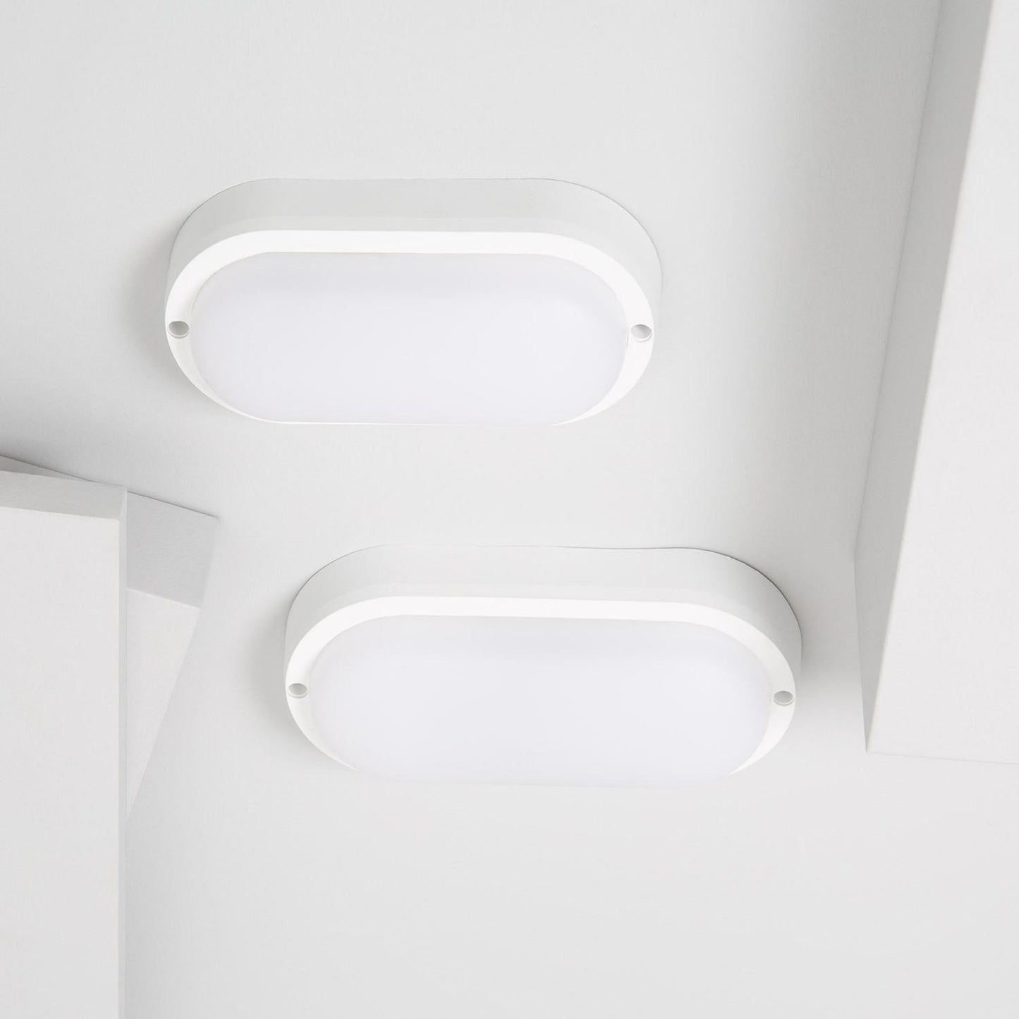 Plafonnier LED Ovale 15W IP65 85x173 mm pour Extérieur