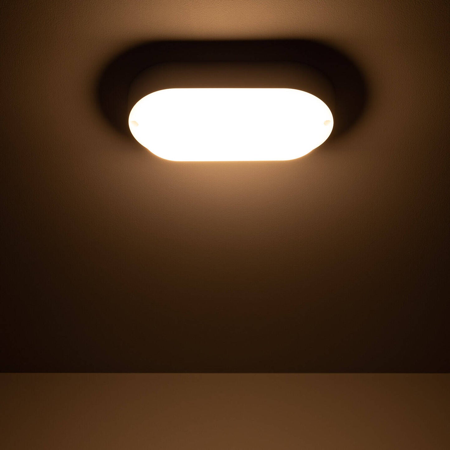 Plafonnier LED Ovale 15W IP65 85x173 mm pour Extérieur