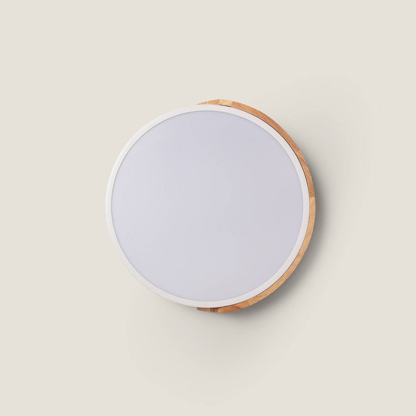 Plafonnier LED Rond 18W Bois Semi-Dari Ø320 mm IP20