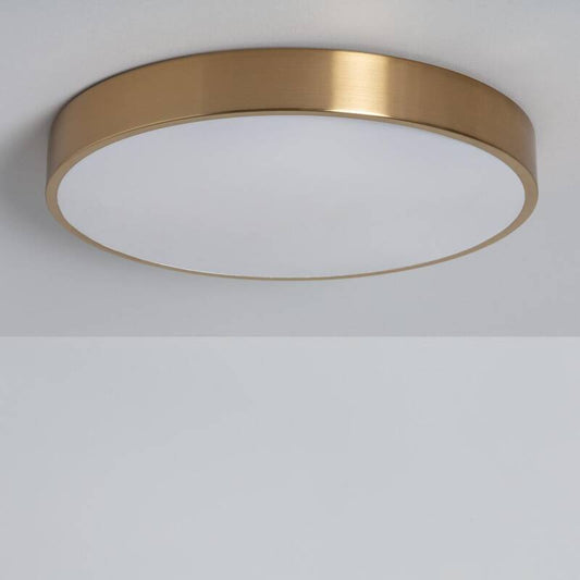 Plafonnier LED Rond 18W IP20 Doré Ø300 mm