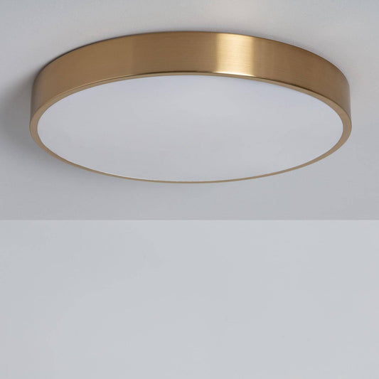 Plafonnier LED Rond 18W IP20 Doré Ø300 mm