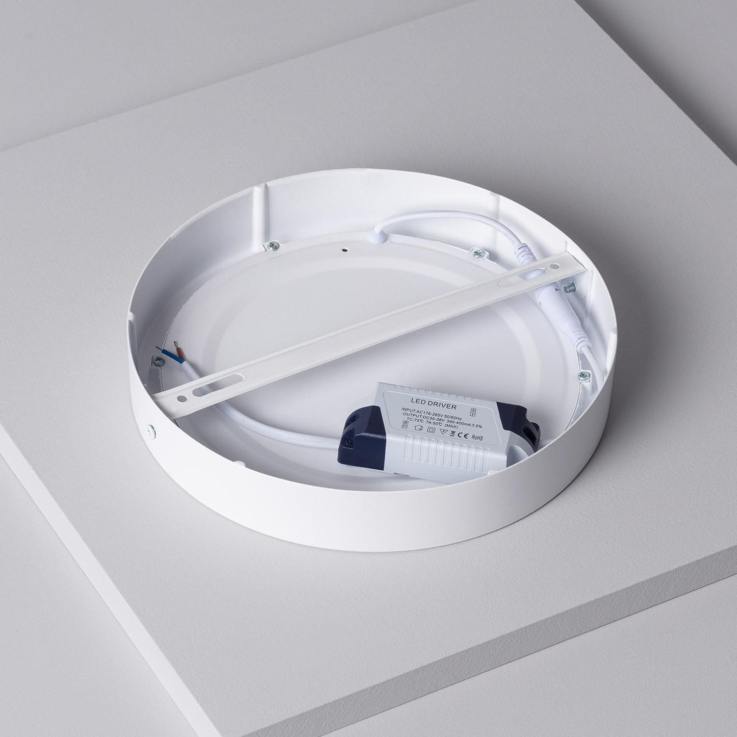 Plafonnier LED Rond 18W, Ø215mm, IP20, Non Dimmable
