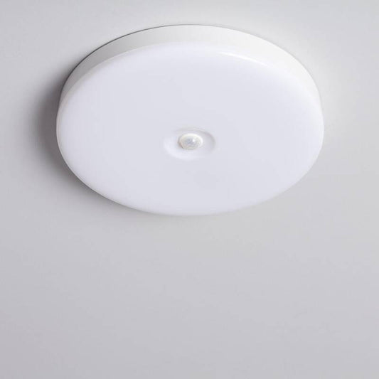 Plafonnier LED Rond 18W Ø290 mm IP20 avec Détecteur de Mouvement et Lumière