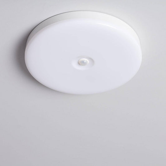 Plafonnier LED Rond 18W Ø290 mm IP20 avec Détecteur de Mouvement et Lumière