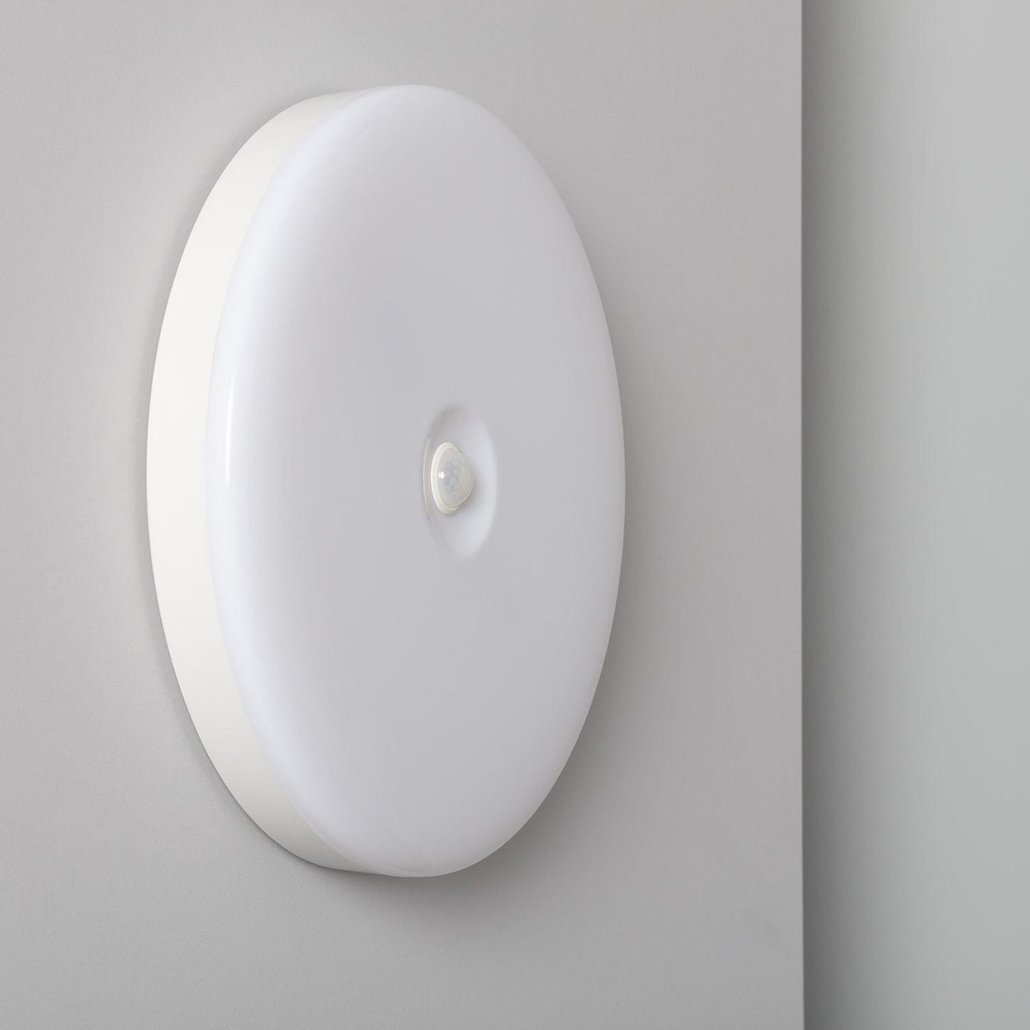 Plafonnier LED Rond 18W Ø290 mm IP20 avec Détecteur de Mouvement et Lumière
