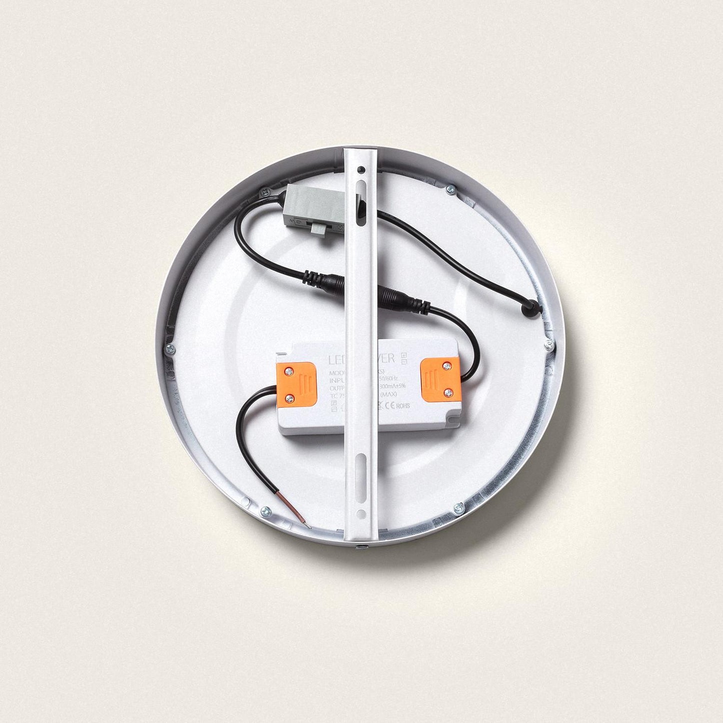 Plafonnier LED Rond 18W Extra-Plat Ø205 mm IP20 Non-Dimmable