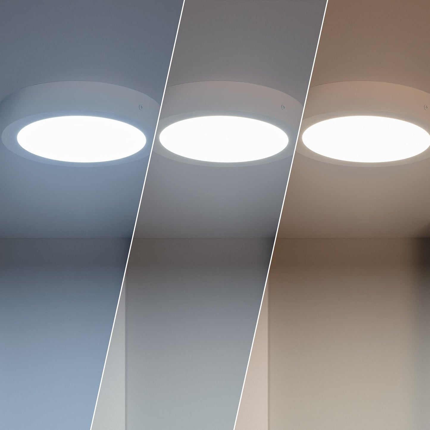 Plafonnier LED Rond 18W Dimmable Ø 225mm IP20 avec Télécommande