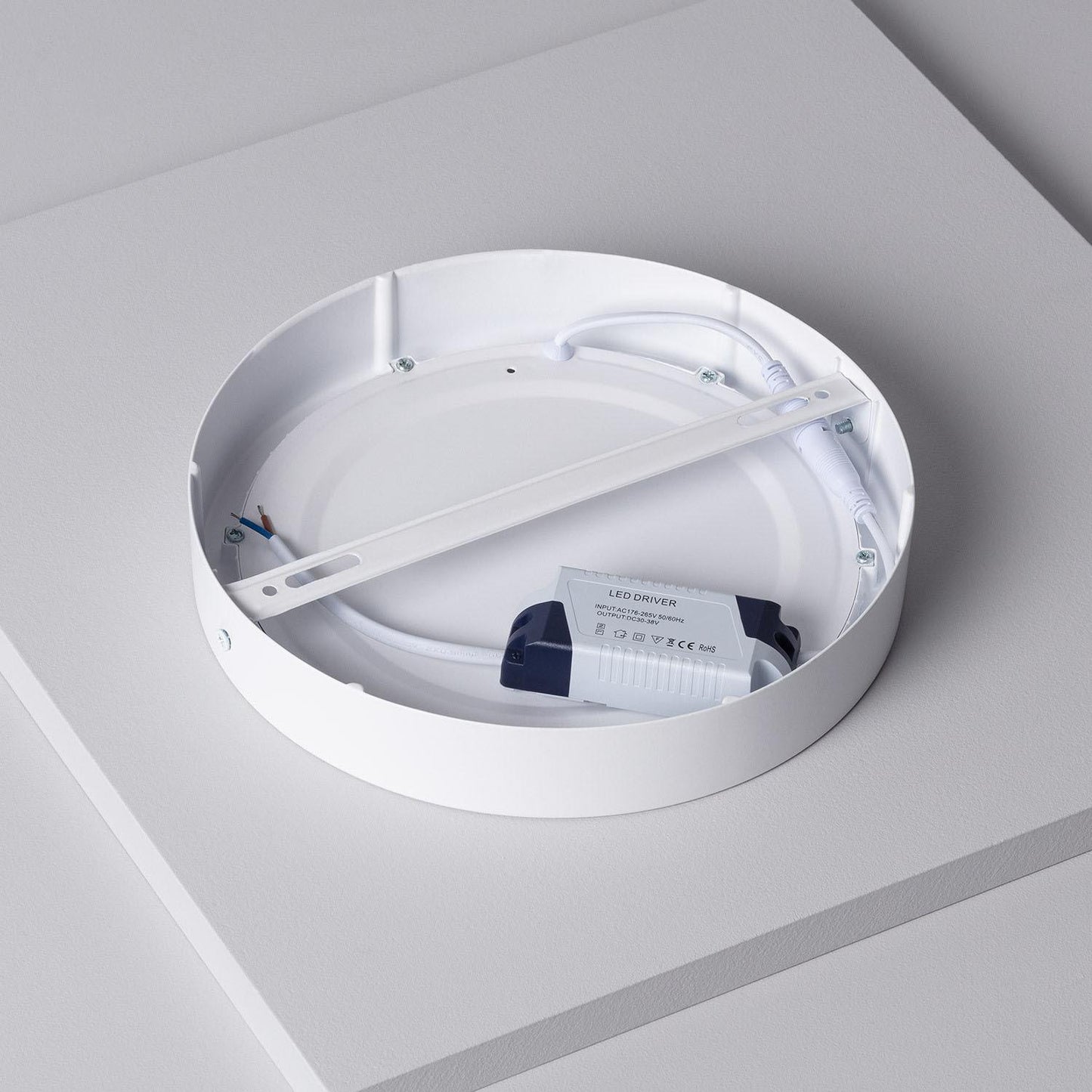 Plafonnier LED Rond 18W Dimmable Ø 225mm IP20 avec Télécommande