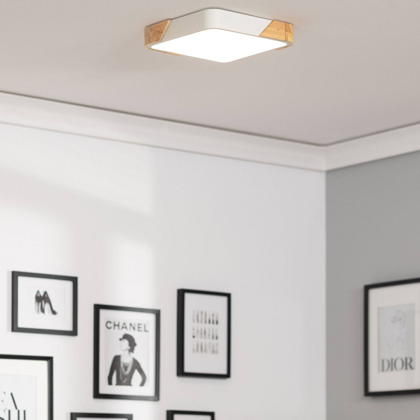Plafonnier LED Carré 18W 325x325 mm IP20 Non-Dimmable