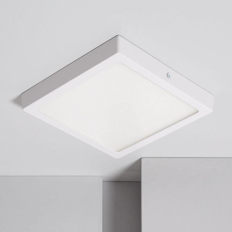 Plafonnier LED Carré 18W Extra-Plat, IP20, 205x205 mm, UGR17