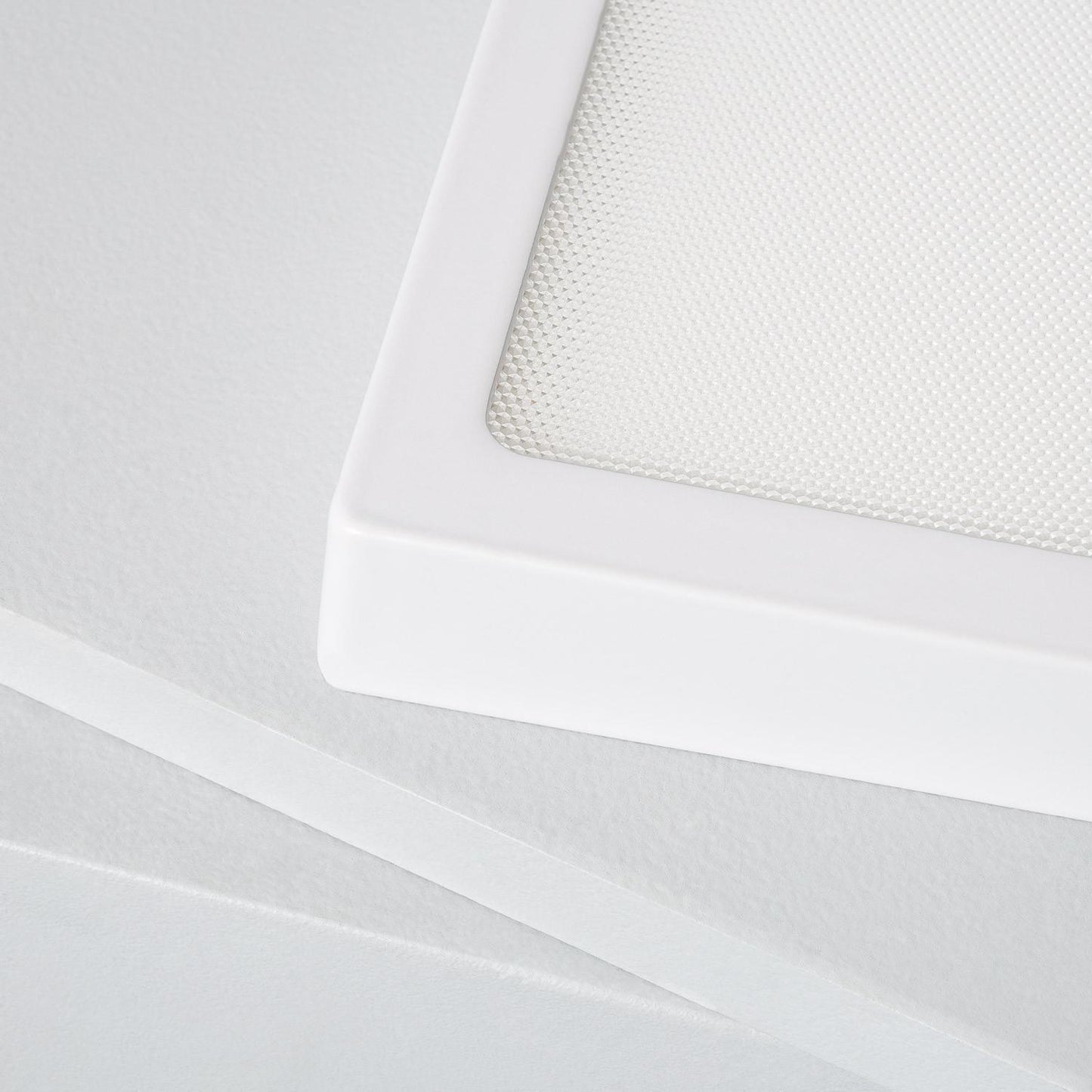 Plafonnier LED Carré 18W Extra-Plat, IP20, 205x205 mm, UGR17