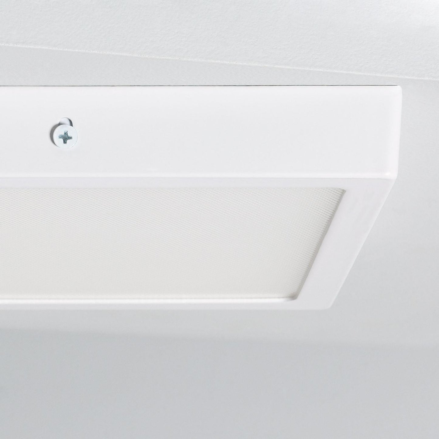 Plafonnier LED Carré 18W Extra-Plat, IP20, 205x205 mm, UGR17