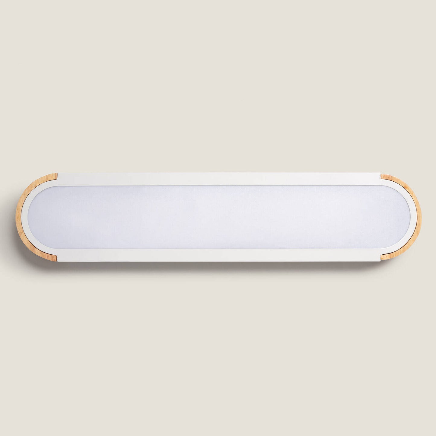 Plafonnier LED 18W 140x650 mm Bois et Métal IP20 Non Dimmable