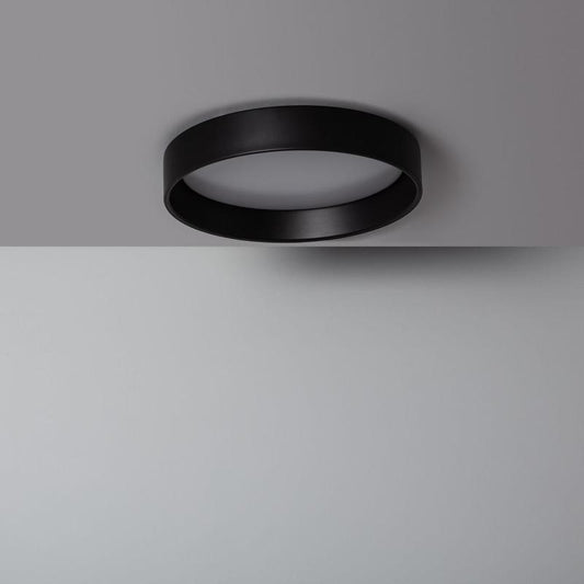 Plafonnier LED Rond 20W Ø450 mm IP20 Noir Non Dimmable