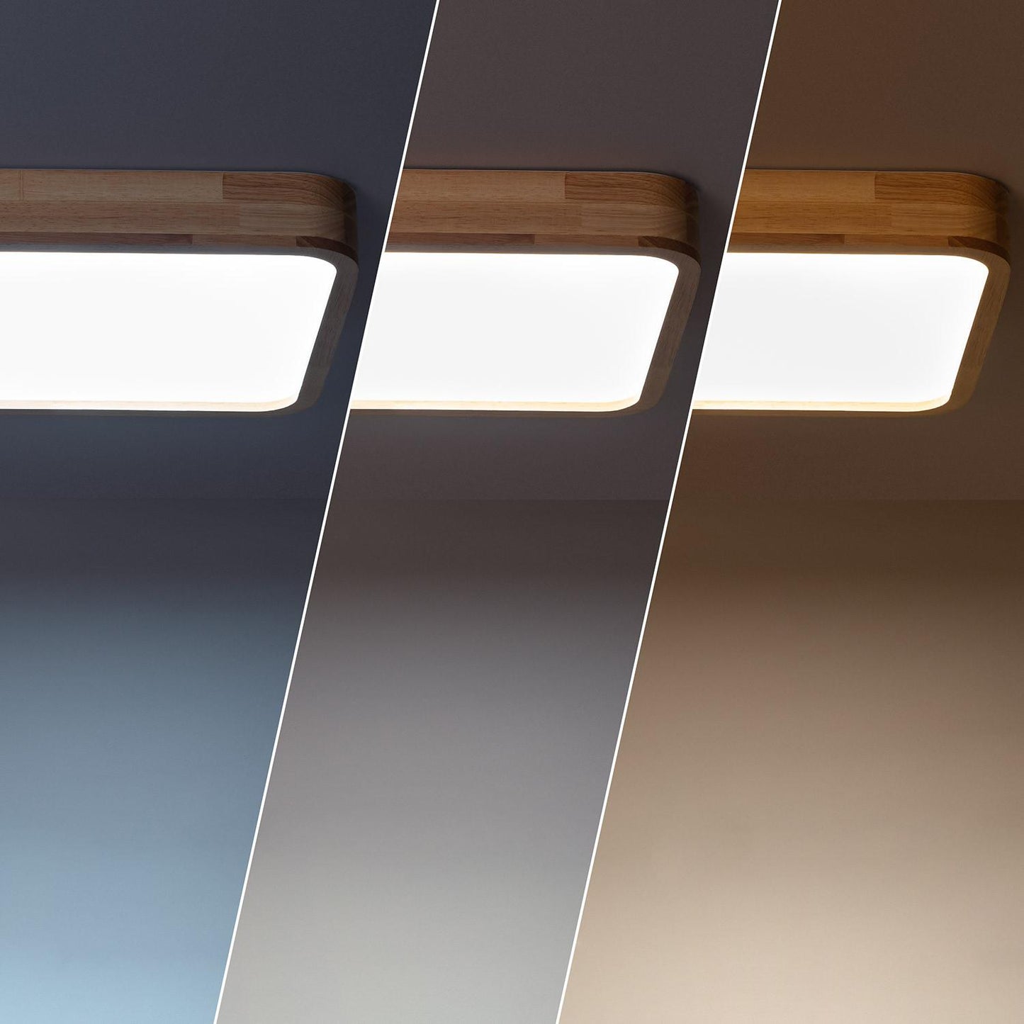 Plafonnier LED Carré 20W 400x400 mm IP20 Non Dimmable