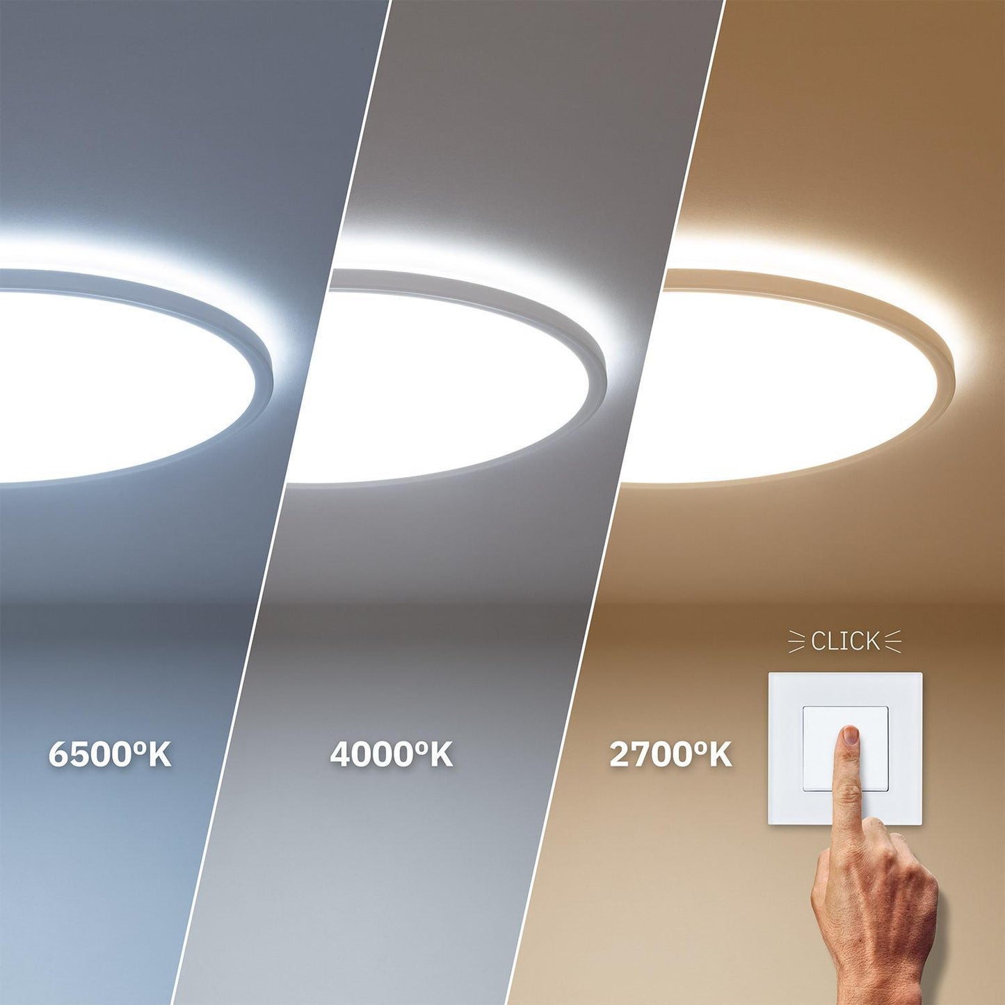 Plafonnier LED Rond 24W Ø420mm IP20 Non Dimmable
