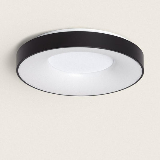 Plafonnier LED 24W Rond IP20 Noir Pour Intérieur