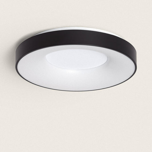 Plafonnier LED 24W Rond IP20 Noir Pour Intérieur