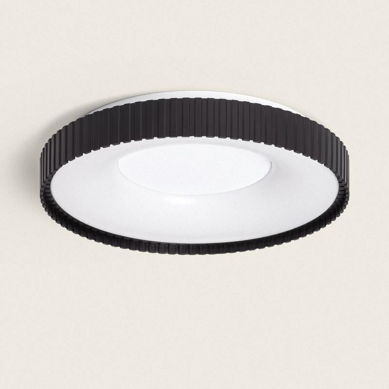 Plafonnier LED Rond 24W IP20 Métal Noir