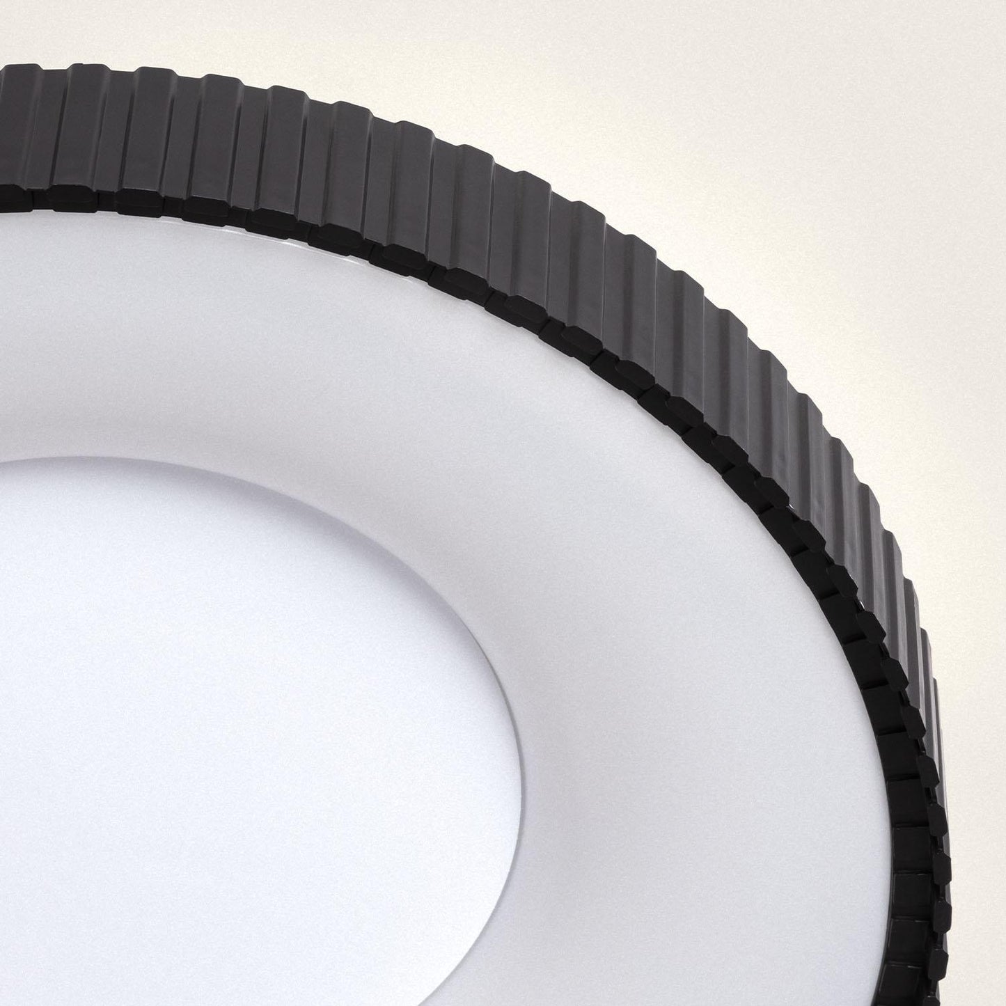 Plafonnier LED Rond 24W IP20 Métal Noir