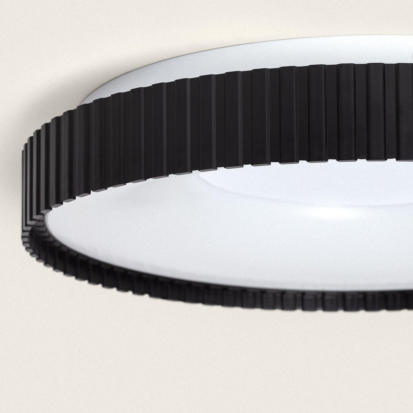 Plafonnier LED Rond 24W IP20 Métal Noir