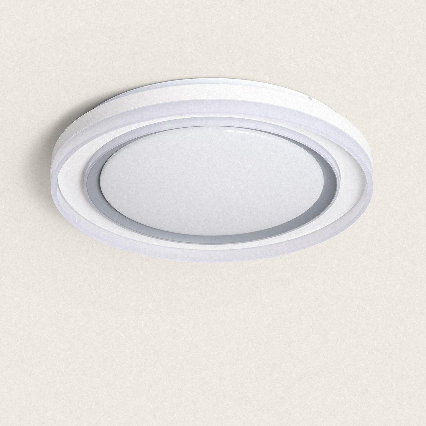 Plafonnier LED 24W Rond 110 lm/W IP20 Métal Blanc