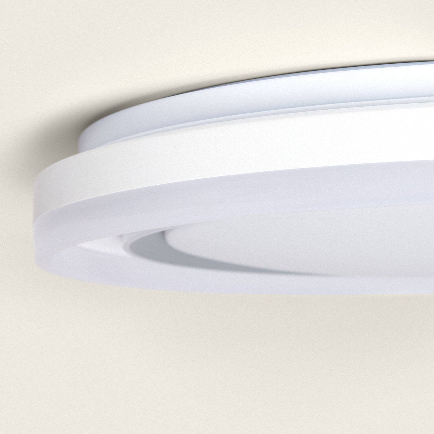 Plafonnier LED 24W Rond 110 lm/W IP20 Métal Blanc