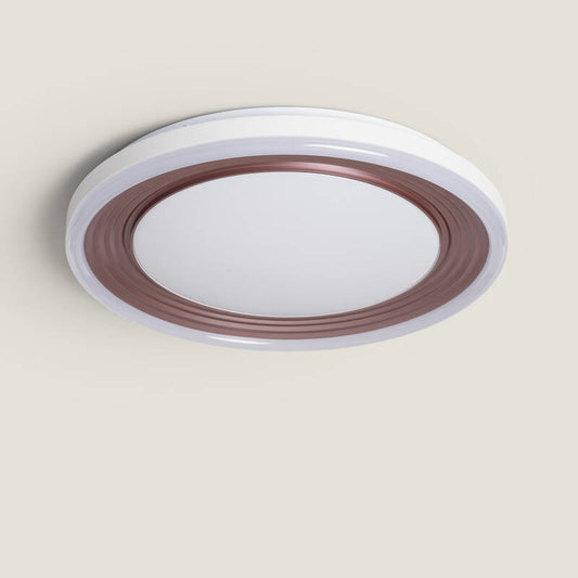 Plafonnier LED Rond 24W IP20 Métal Blanc
