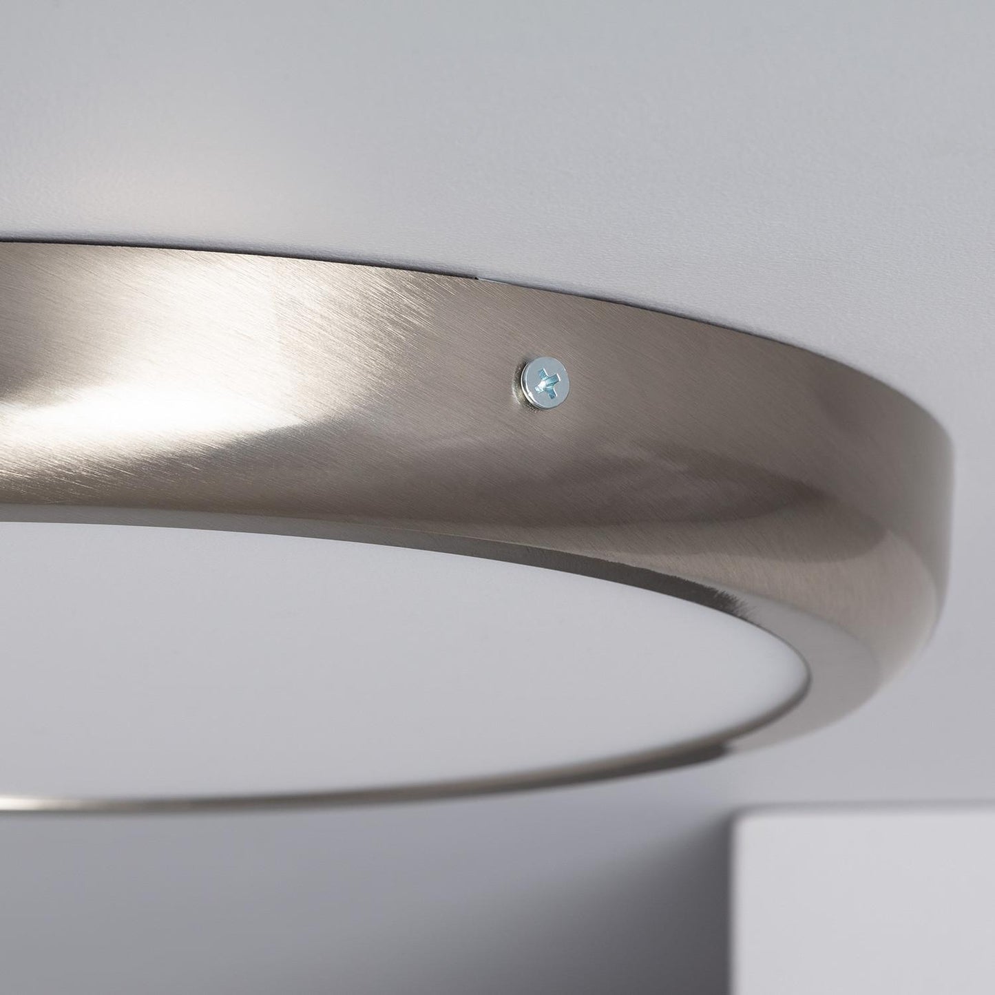 Plafonnier LED Rond 24W Métal Silver Ø300mm IP20